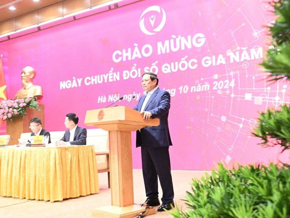 Thủ tướng Chính phủ Phạm Minh Chính, Chủ tịch Ủy ban Quốc gia về chuyển đổi số nhấn mạnh, Chính phủ quyết tâm theo đuổi cuộc cách mạng chuyển đổi số một cách sâu rộng
